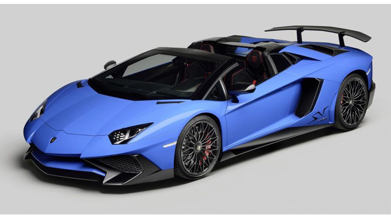 Illustratie voor: Lamborghini Aventador SV Roadster is ook aanwezig op Pebble Beach