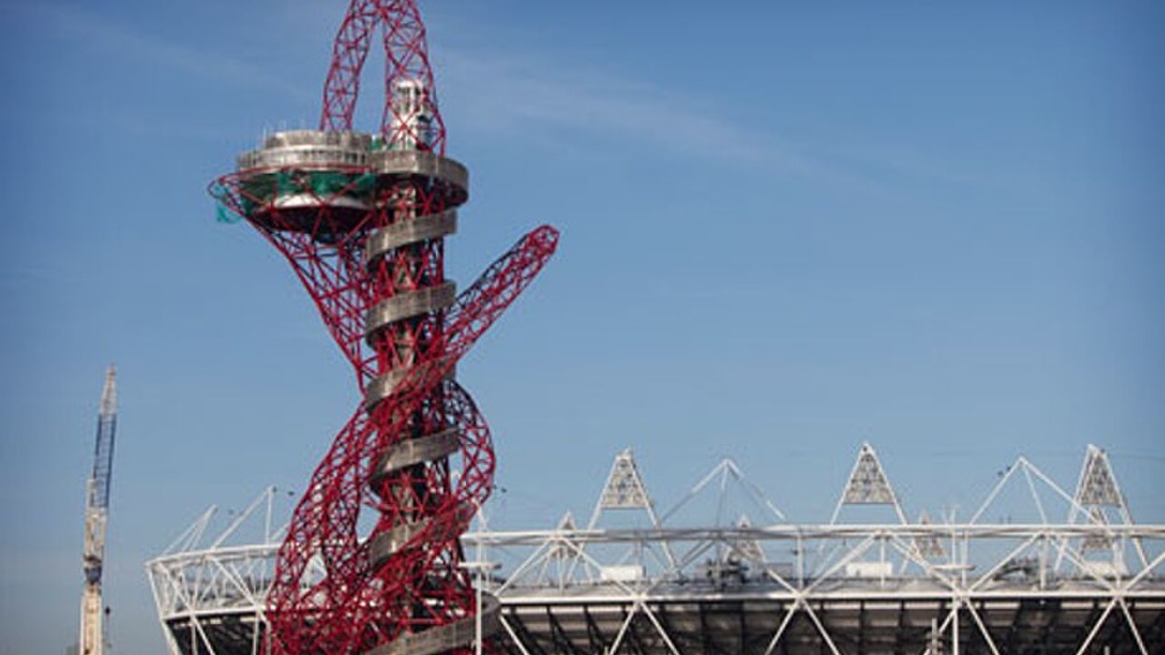 Illustratie voor: Olympisch sculptuur wordt omgebouwd tot mega glijbaan