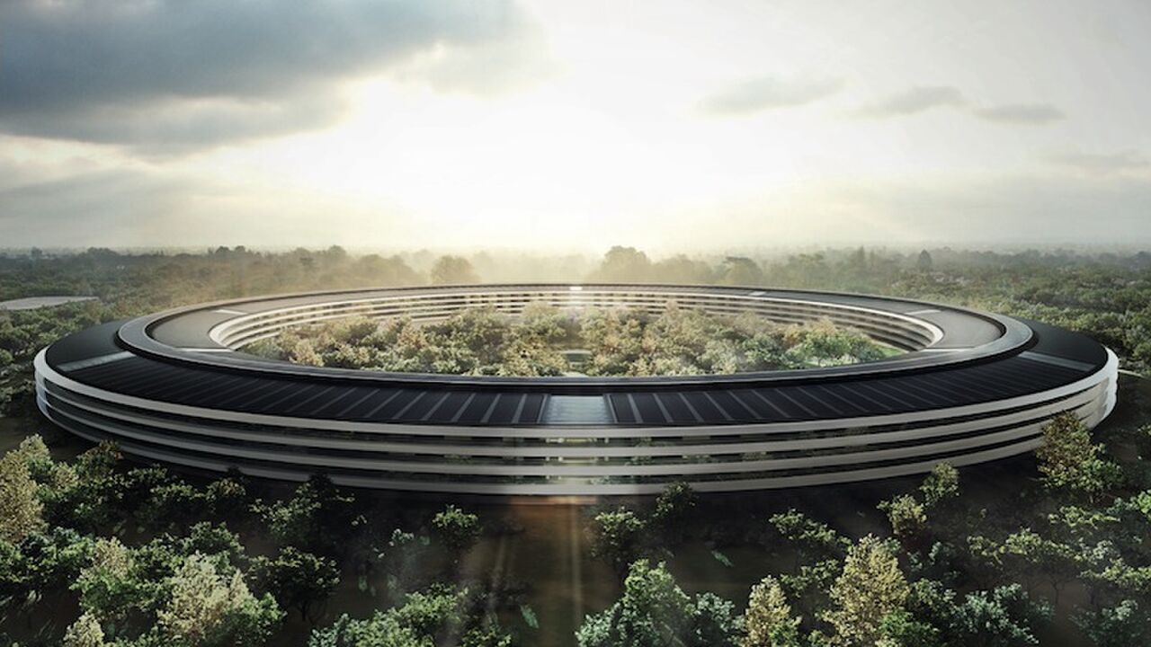 Illustratie voor: Apple Campus 2: het hoofdkantoor van de toekomst!