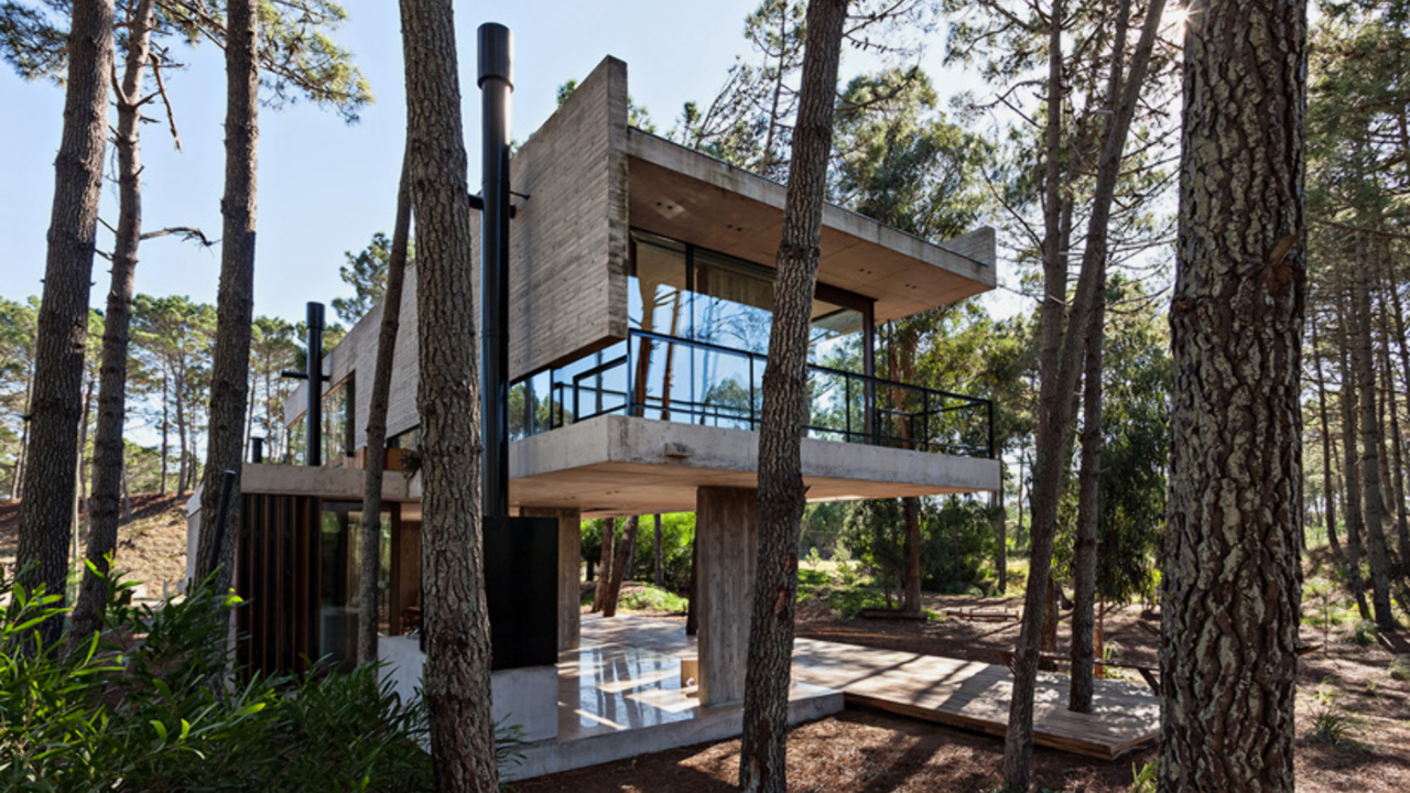 Illustratie voor: ATV architecten bouwt een heerlijke villa in de Argentijnse dennen
