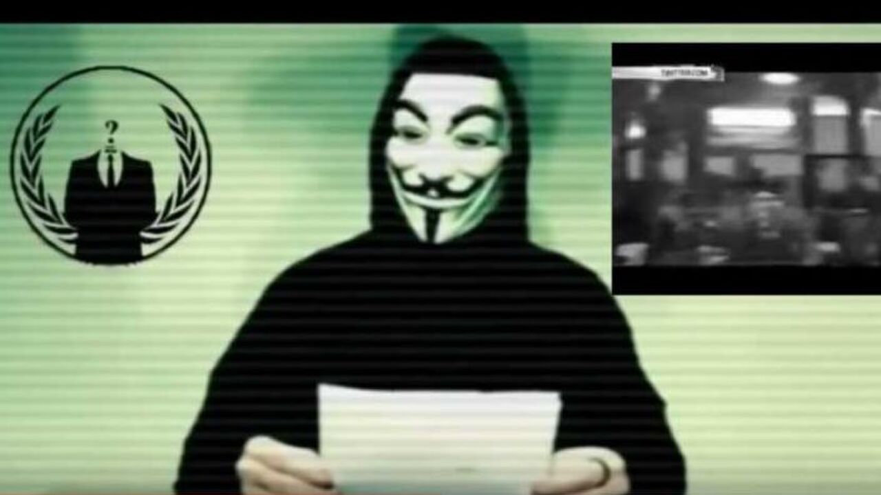 Illustratie voor: Hackersgroep Anonymous gaat op IS hunt