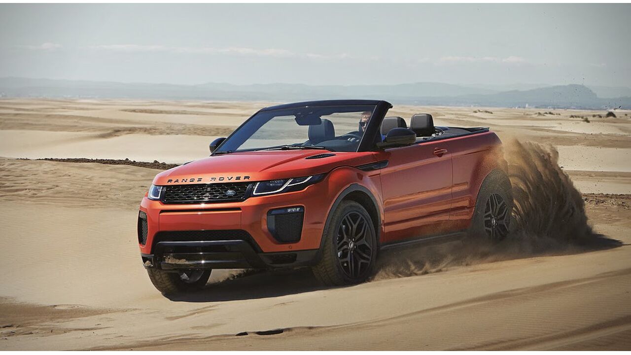 Illustratie voor: De Range Rover Evoque Convertible komt in 2016