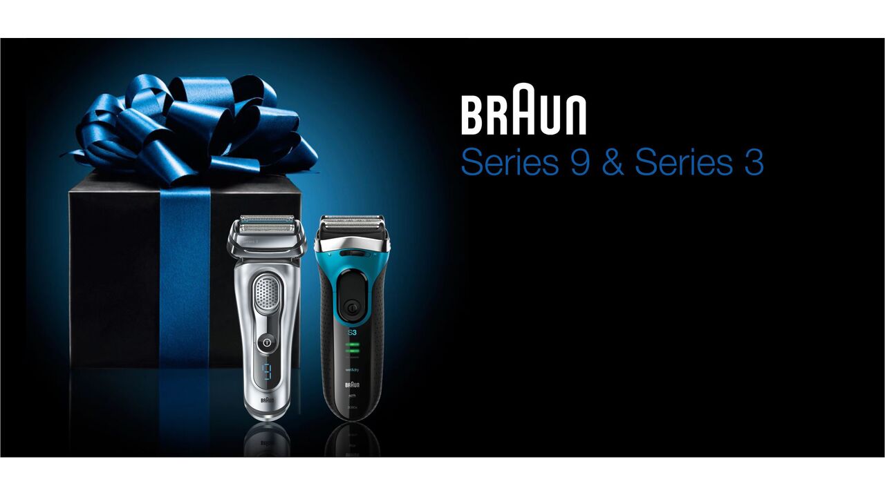 Illustratie voor: De nieuwe Braun Series 3, voor de snelle jongens!