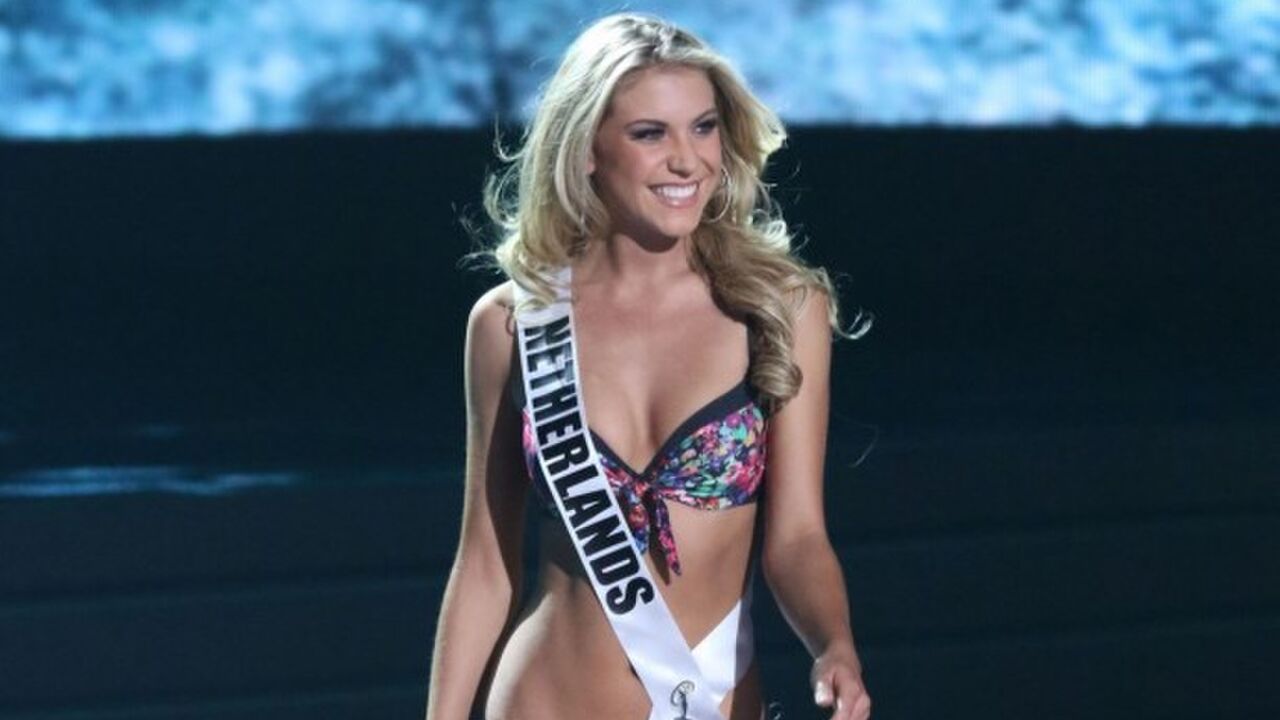Illustratie voor: Deze mooie dame vertegenwoordigde Nederland tijdens de Miss Universe-verkiezing