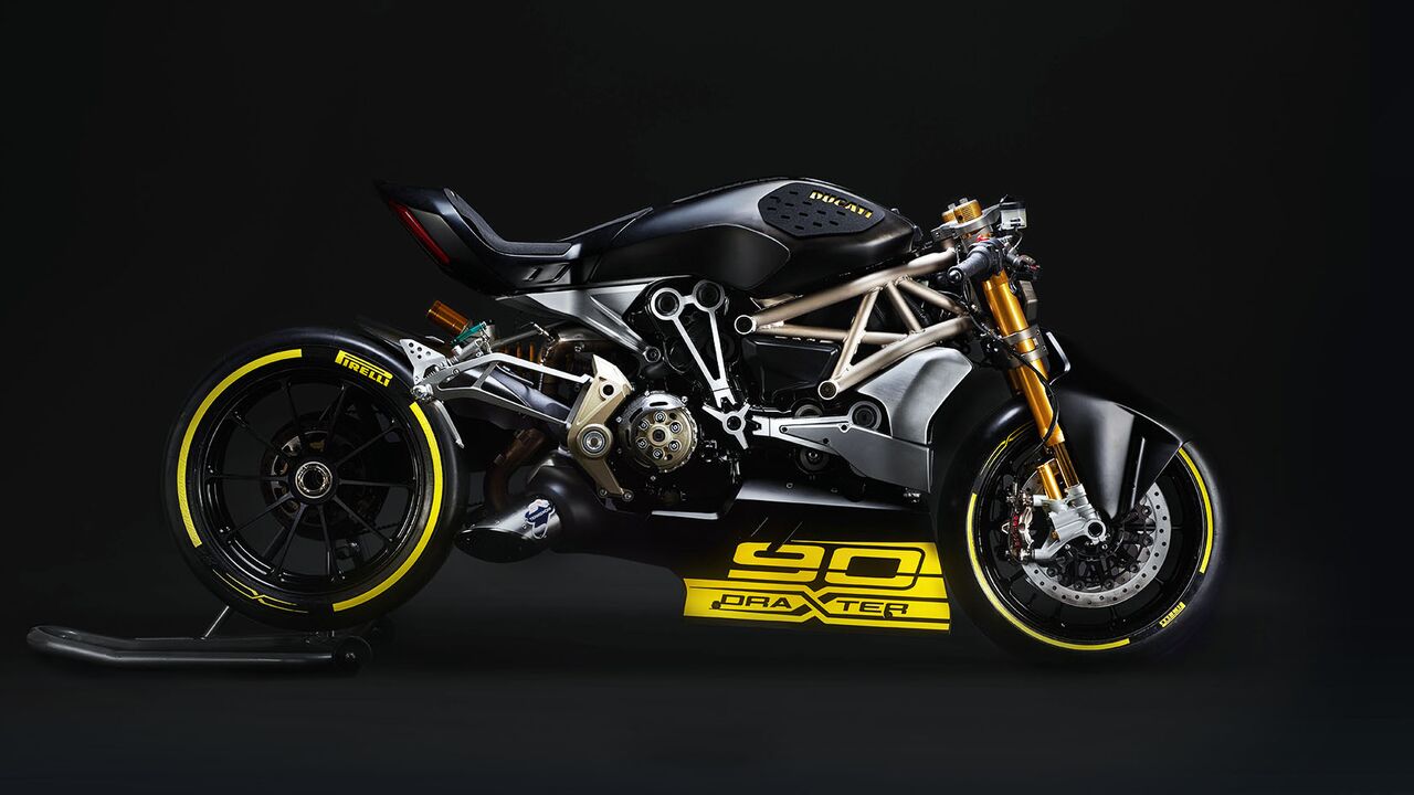 Illustratie voor: De Ducati XDiavel “draXter” concept bike is een unieke en adembenemende motor!