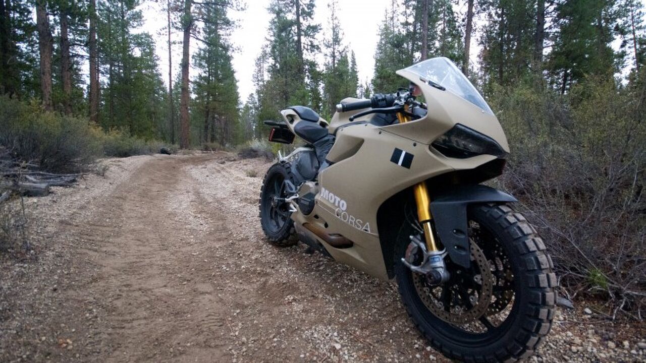 Illustratie voor: De Ducati 1199 Panigale TerraCorsa, de off-road Ducati!