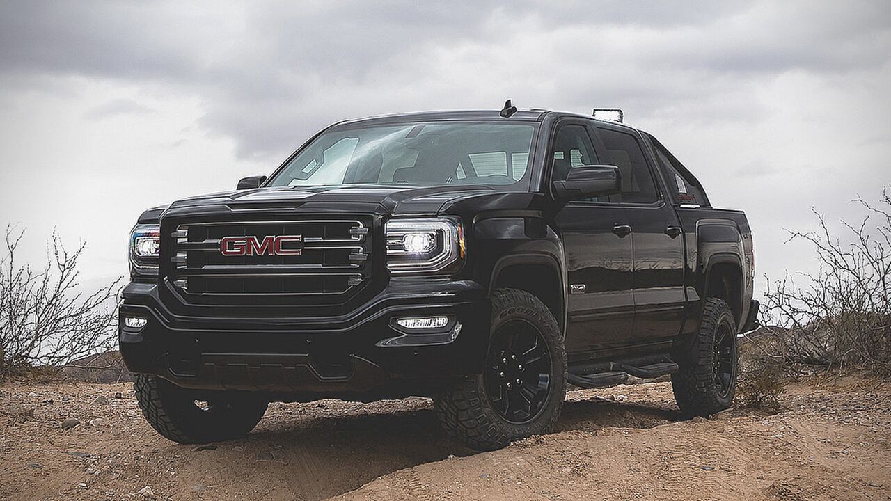 Illustratie voor: De 2016 GMC SIERRA ALL TERRAIN X, GMC factor RUIG