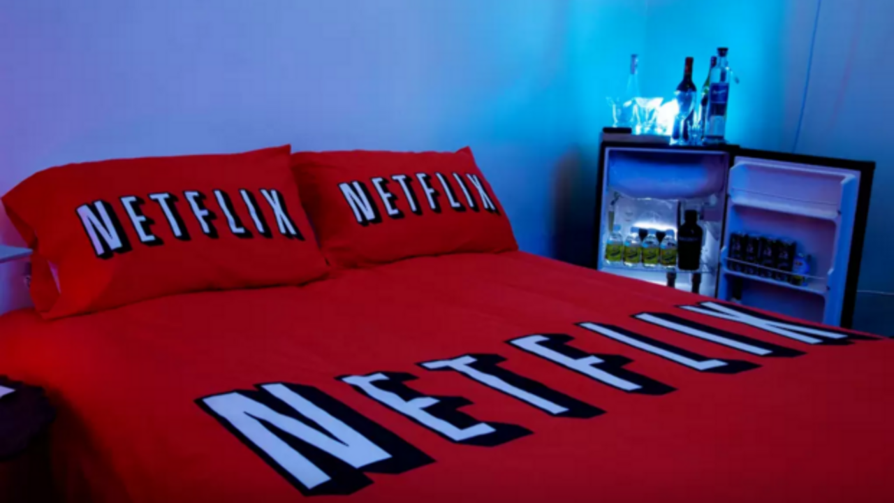 Illustratie voor: Deze AirBnB is speciaal ontworpen voor Netflix & Chill