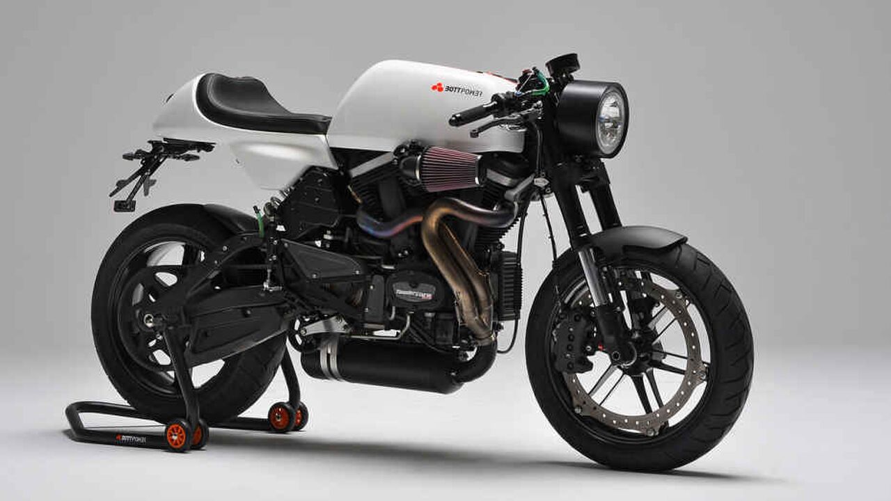 Illustratie voor: De Bottpower XC1 is een moderne café racer met vintage uitstraling