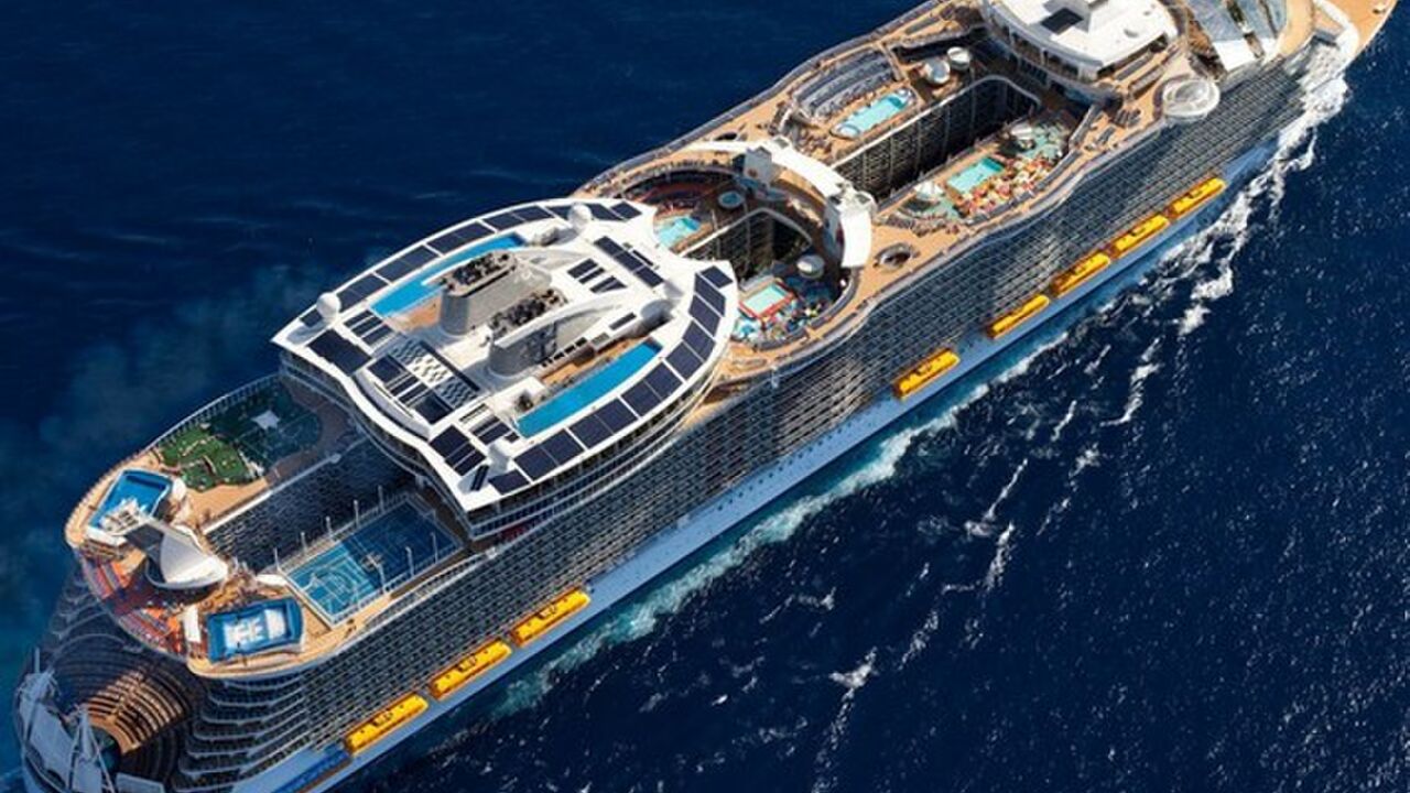 Illustratie voor: Neem een kijkje op het grootste cruiseschip ter wereld