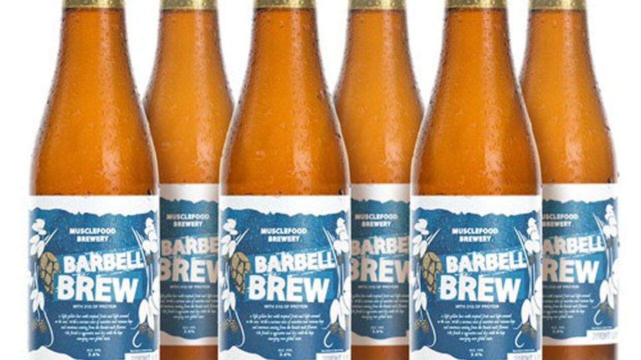 Illustratie voor: Barbell Brew: bier met 21,8 gram eiwit!