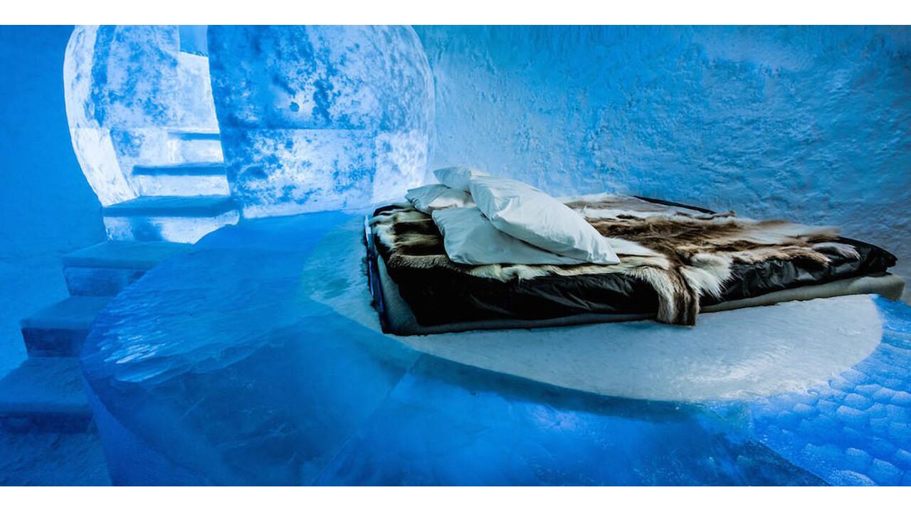 Illustratie voor: Meest bizarre ijshotel ter wereld opent haar deuren in Zweden