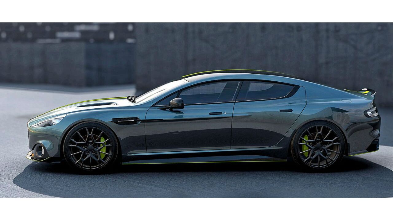 Illustratie voor: Aston Martin Rapide AMR is een waar racemonster!