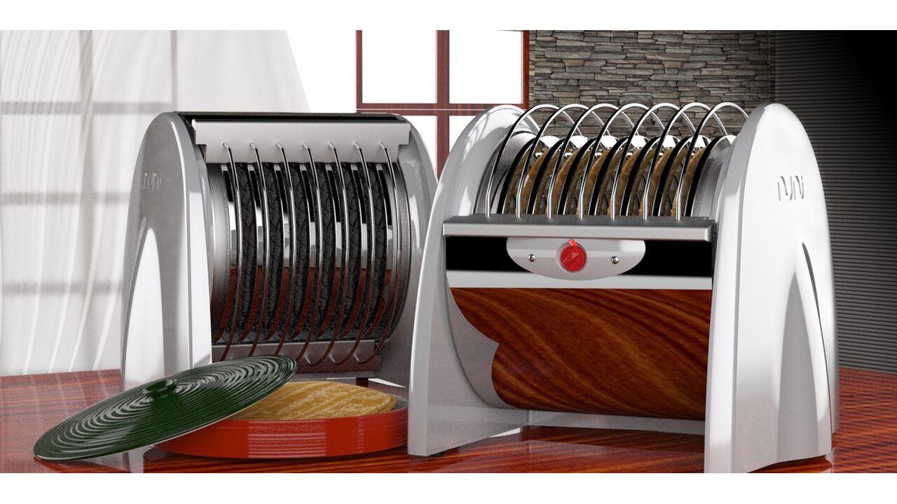 Illustratie voor: Bak perfecte tortilla’s met deze geniale Nuni Tortilla Toaster