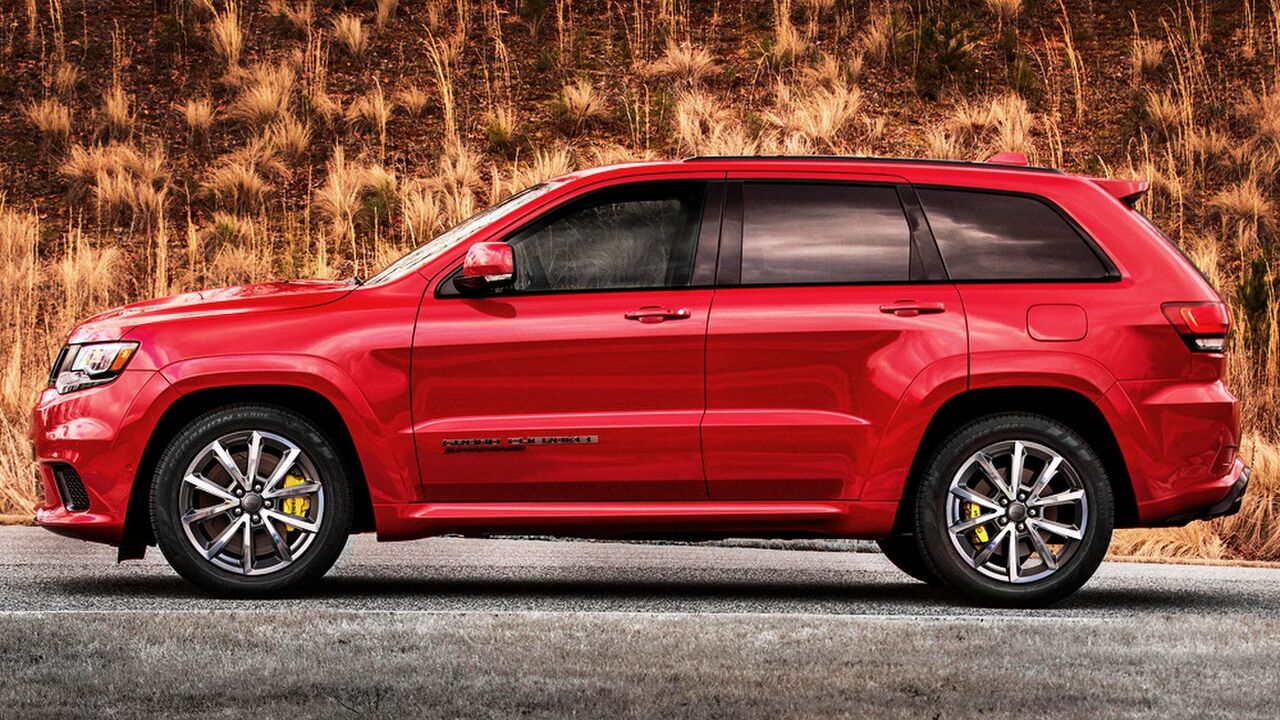 Illustratie voor: Check deze knotsgekke Jeep Grand Cherokee Trackhawk SUV !