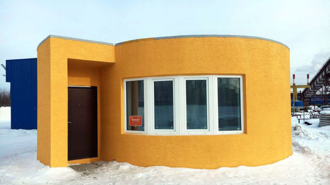 Illustratie voor: 3D printer bouwt in slechts 24 uur een huis wat je maar €10.000,- kost