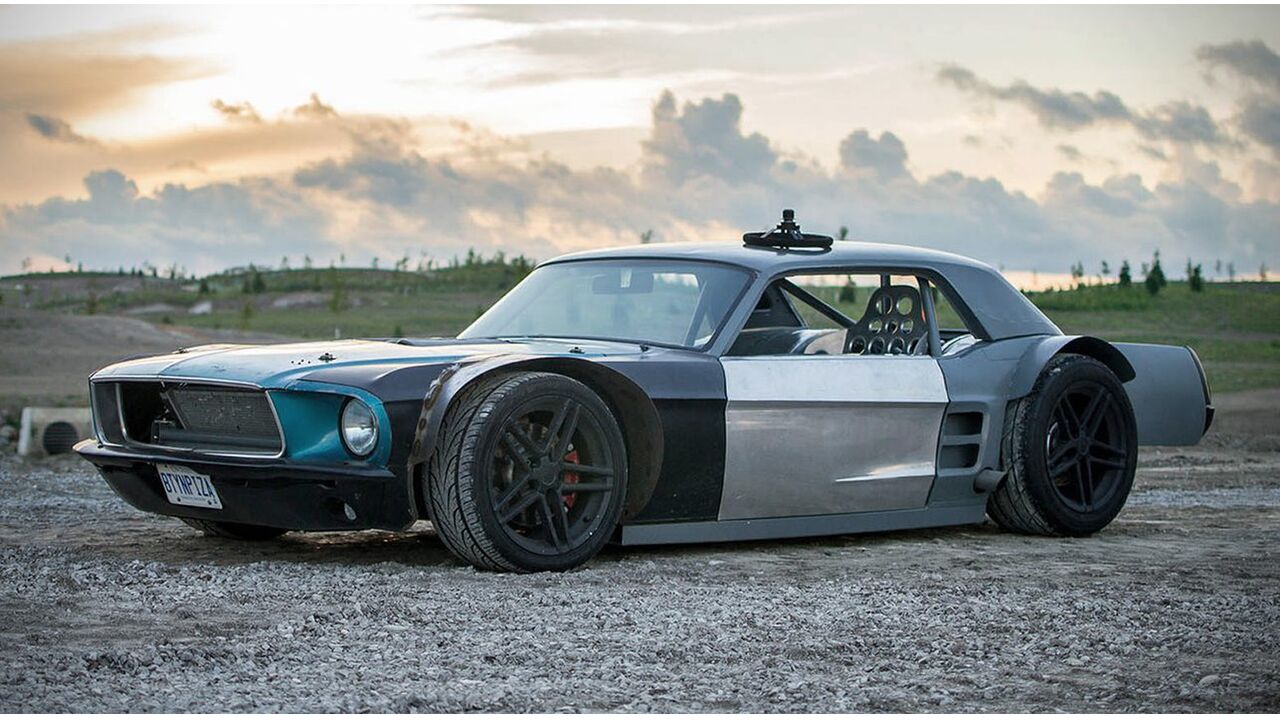 Illustratie voor: Wat vinden we van deze 1967 Ford Mustang Hot Rod?
