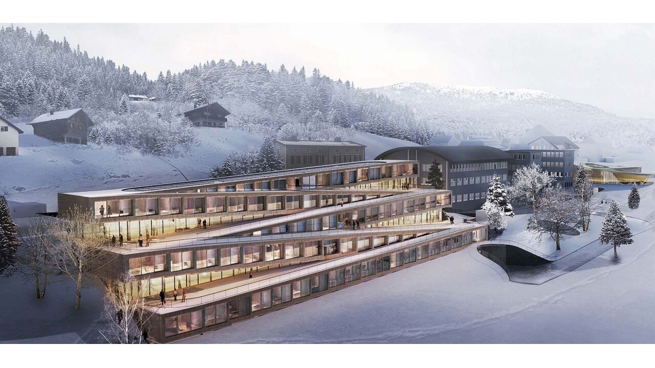 Illustratie voor: Uniek wintersport hotel: Audemars Piguet Hotel des Horlogers