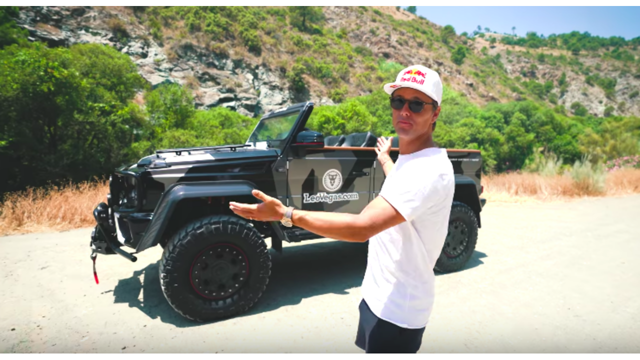 Illustratie voor: Video: Jon Olsson heeft een extreme cabrio van zijn G Wagon ‘Lord Hans’ laten maken