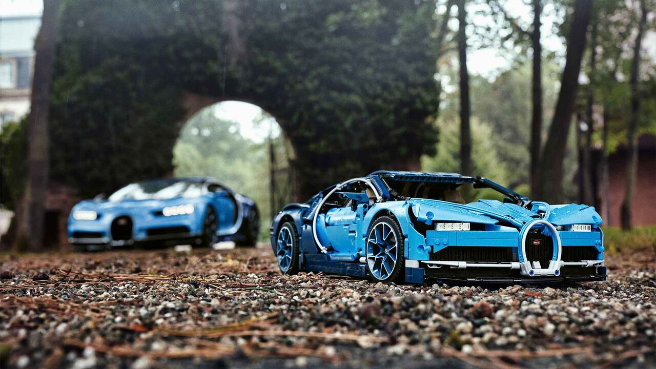 Illustratie voor: Een jongensdroom die uitkomt: Bugatti Chiron van LEGO