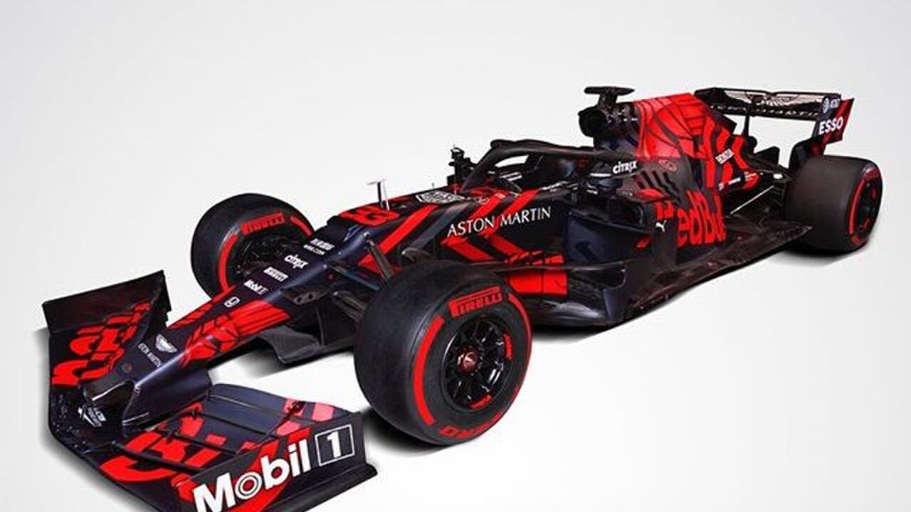 Honda-aangevoerde RB15 Max Verstappen Gewoonvoorhem header