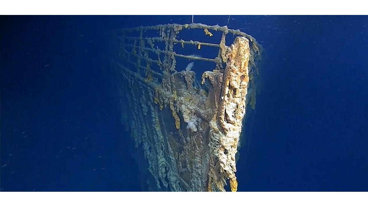 Nieuwe beelden van de titanic