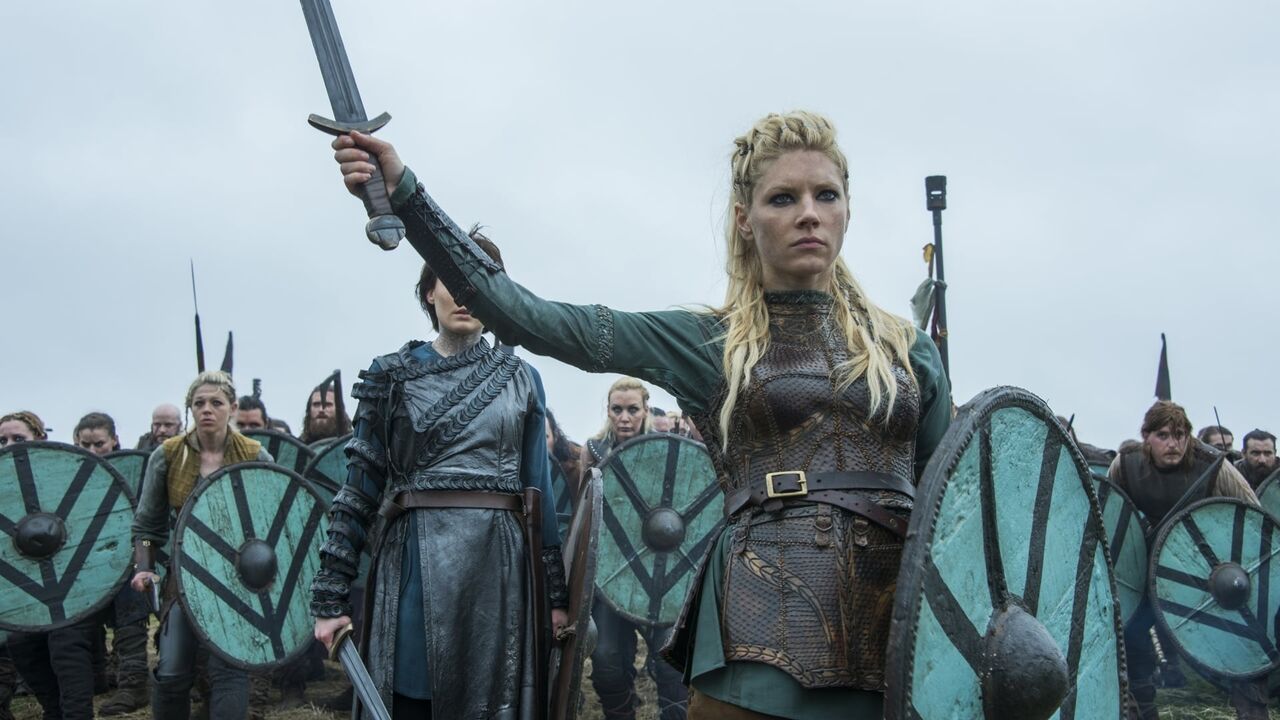 Illustratie voor: Dit zijn de mooiste vrouwen uit de hitserie Vikings