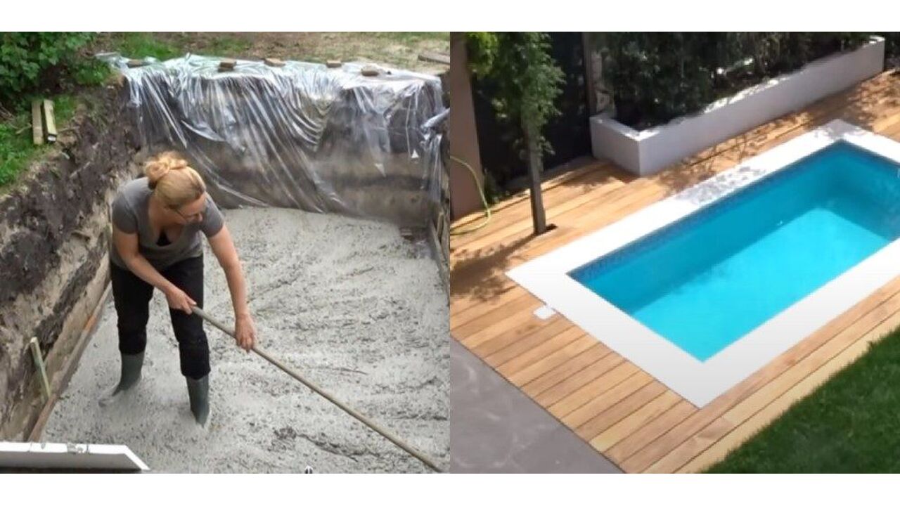 zwembad in tuin