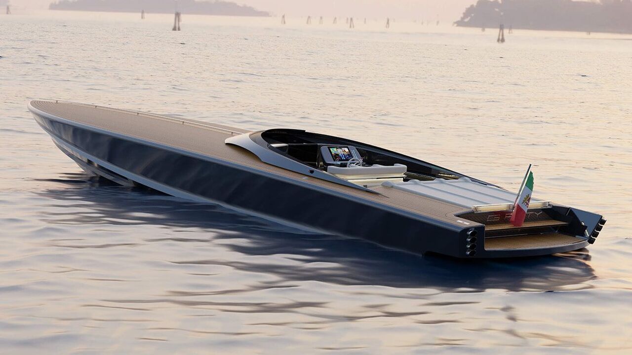 Illustratie voor: Met deze bizar luxe speedboot ben jij de koning op het water
