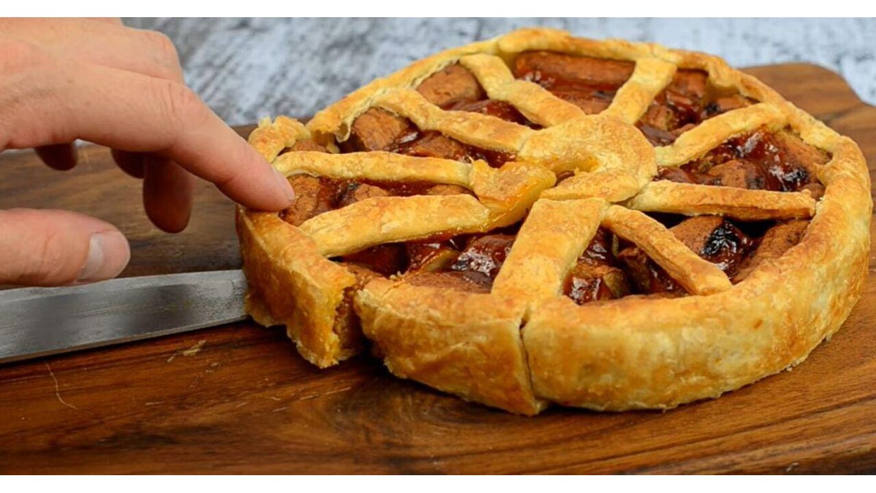 Frikandel quiche uit de airfryer
