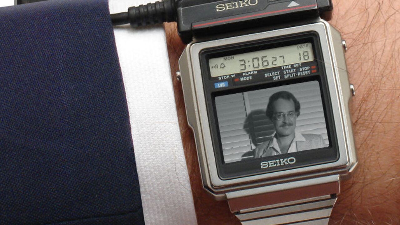 Illustratie voor: Dit horloge uit 1983 was de allereerste ‘smartwatch’