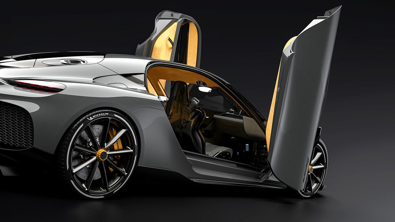 Illustratie voor: Deze brute supercar rijdt op vulkaanbenzine