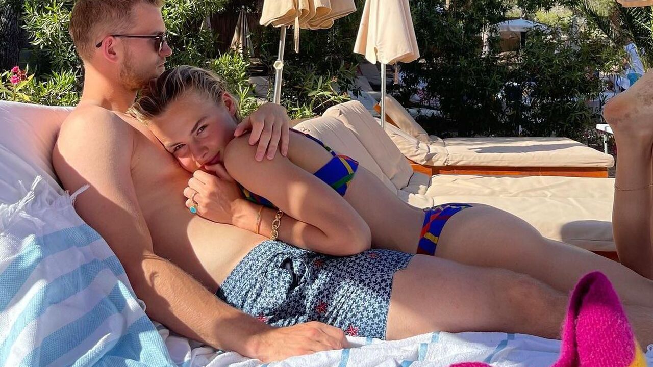 de oranjespelers op vakantie