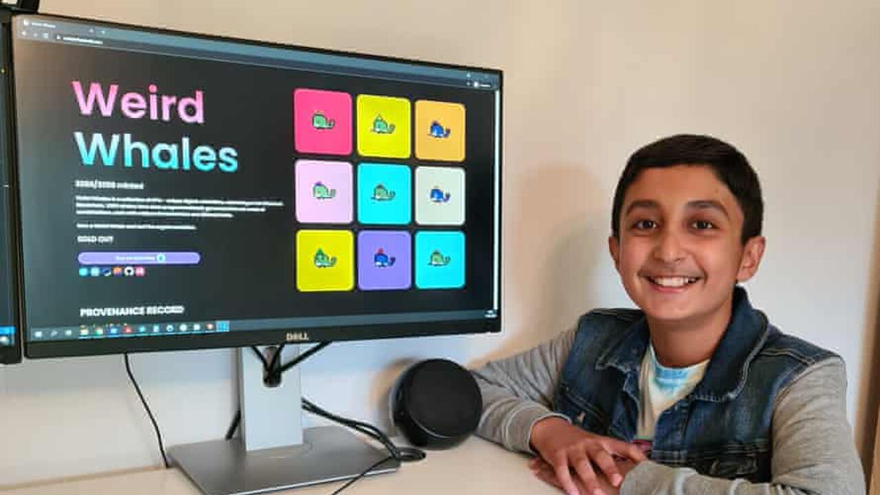 Illustratie voor: 12 jarige jongen verdient duizenden euro’s met NFT’s tijdens schoolvakantie