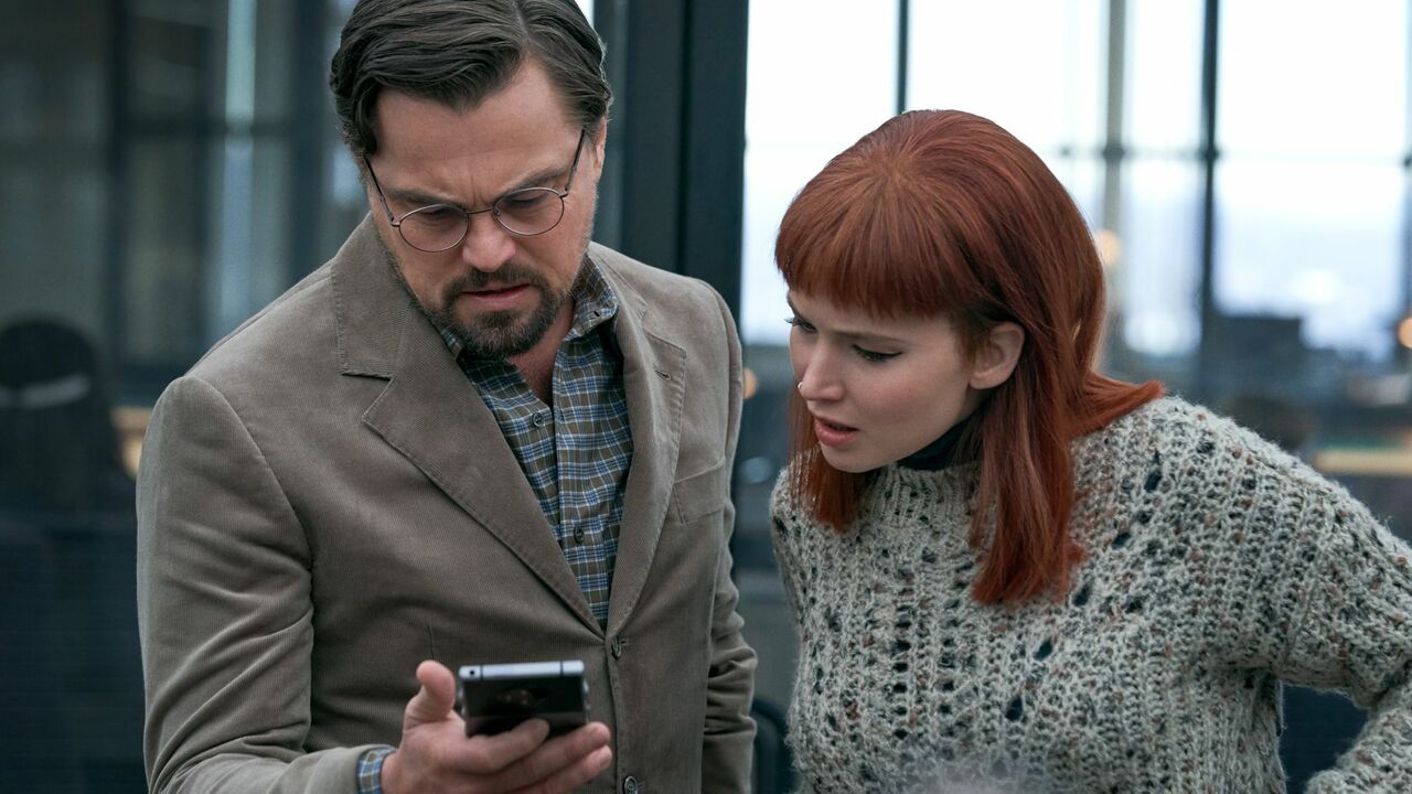 Illustratie voor: Vandaag verschijnt ‘Don’t Look Up’ met Leonardo DiCaprio en Jennifer Lawrence op Netflix