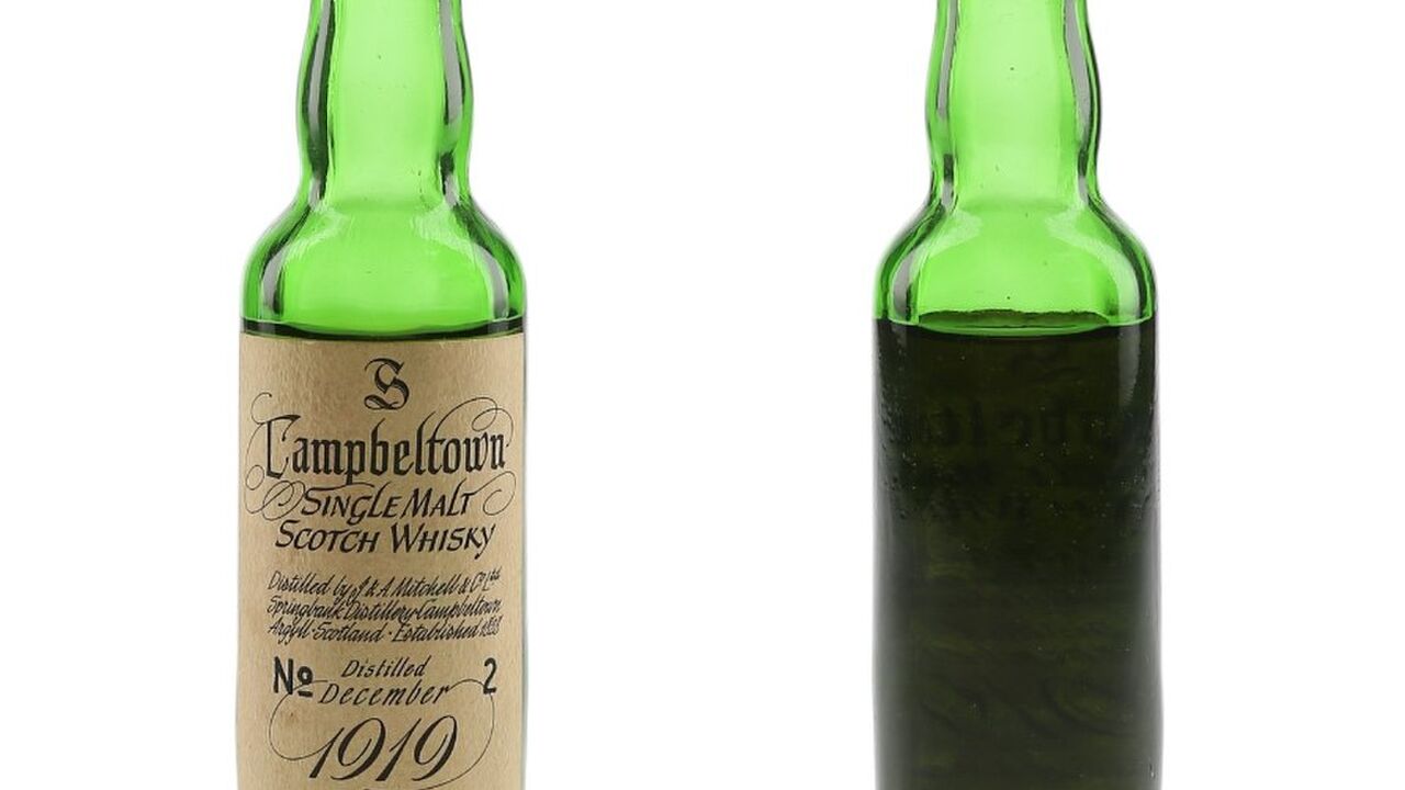 Illustratie voor: Dit kleine flesje bevat mogelijk de duurste whisky ooit