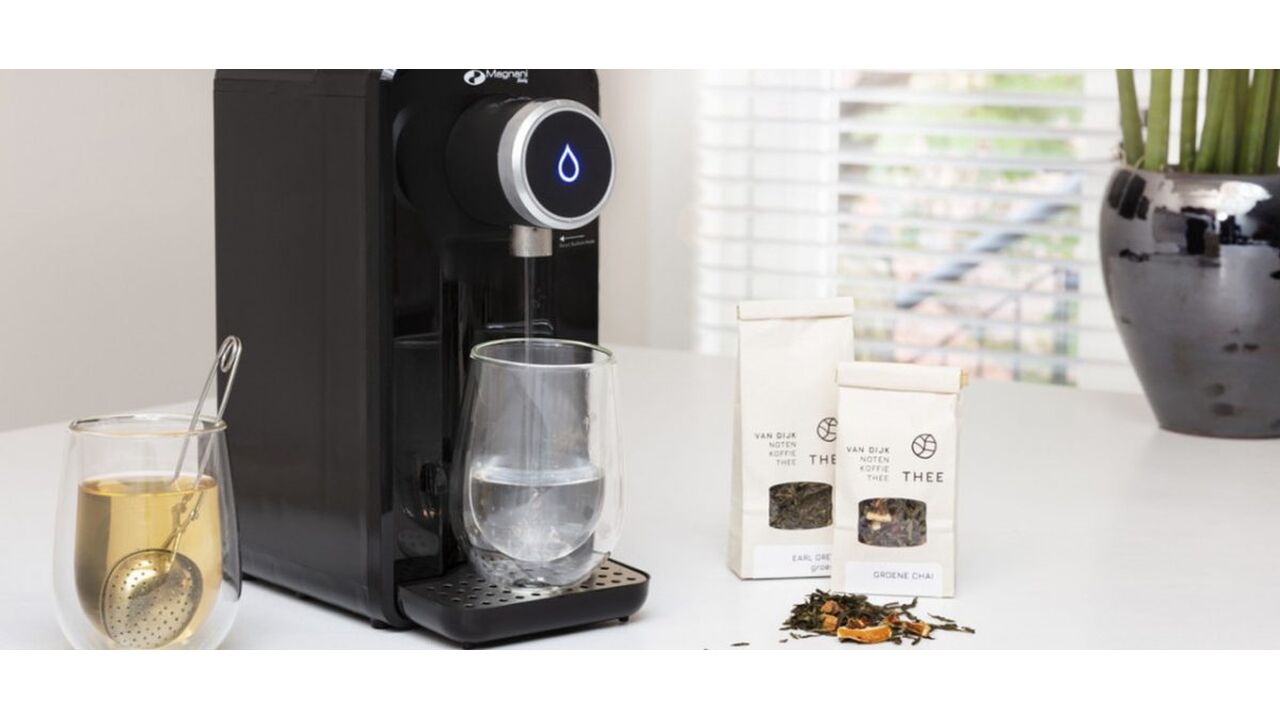 water dispenser action
