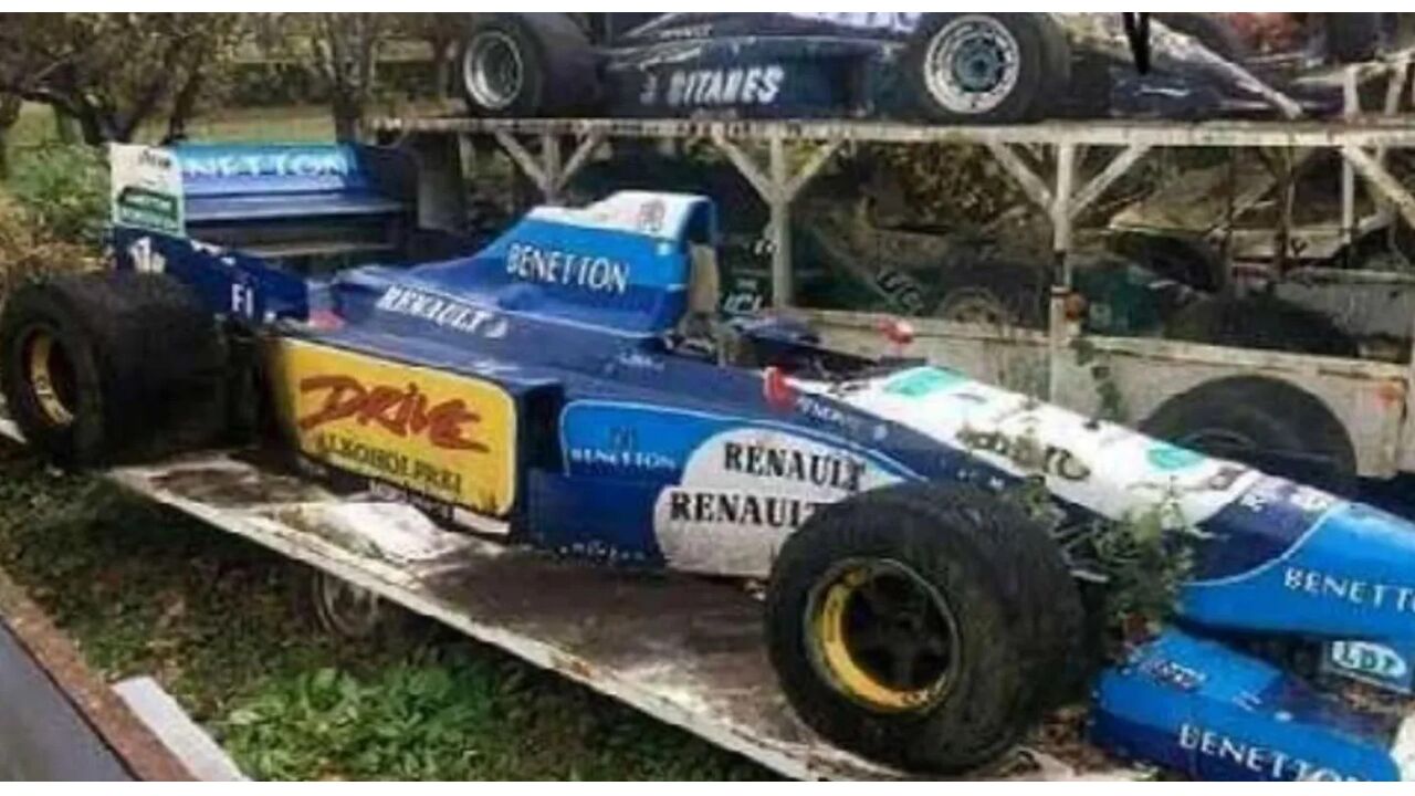 verlaten f1-auto's