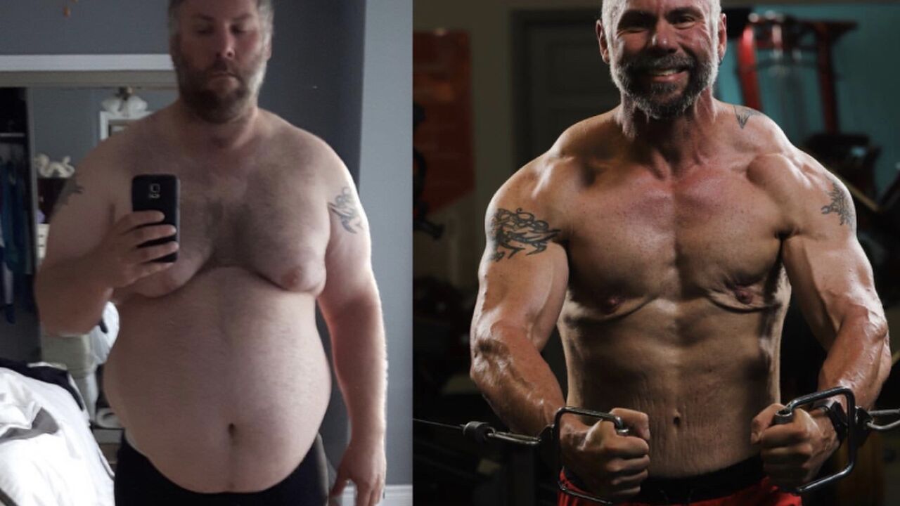 Man valt 140 kilo af