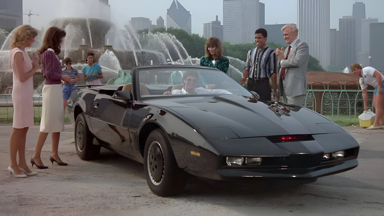 Kit in Knight Rider is een van de auto's die een eigen personage zijn in de film