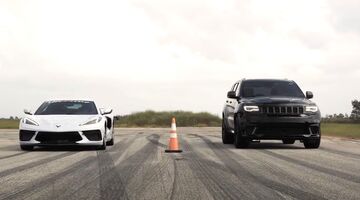 Jeep Grand Cherokee versus de Corvette Stingray