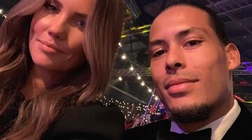 Rike nooitgedagt vrouw Virgil van Dijk