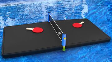 drijvende pingpongtafel