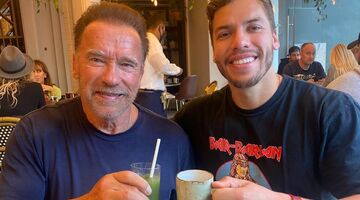 Joseph Baena, zoon van Arnold Schwarzenegger