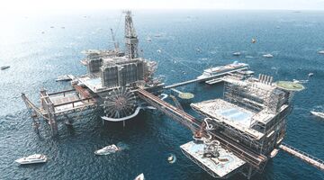 boorplatform pretpark