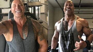 Dwayne Johnson dubbelganger