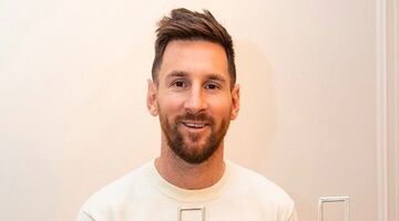 lionel messi linkervoet