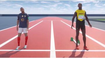 usain bolt kylian mbappe