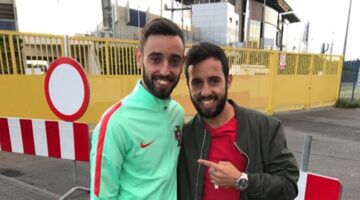 De broer van Bruno Fernandes voetbalt op een veel lager niveau