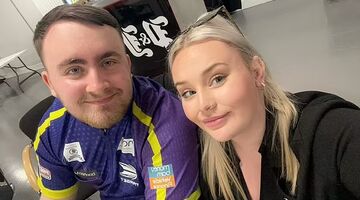 Luke Littler en vriendin